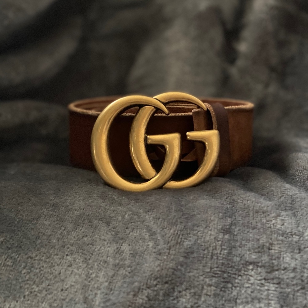 Brown Gucci GG Marmont Belt size 95